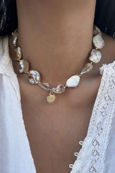 Irregular Shell Starfish Necklace